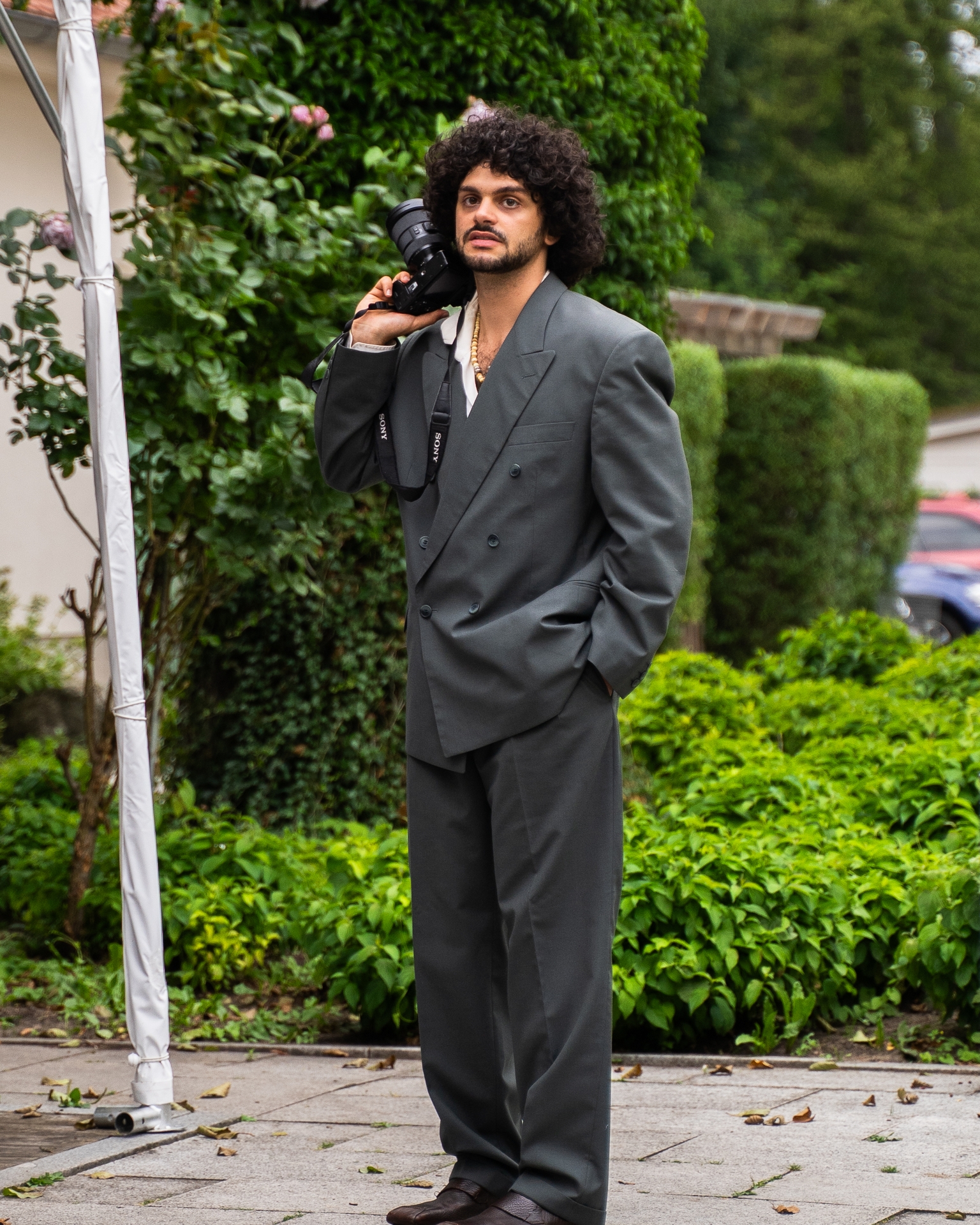 Fouad Khouri with his photo camera