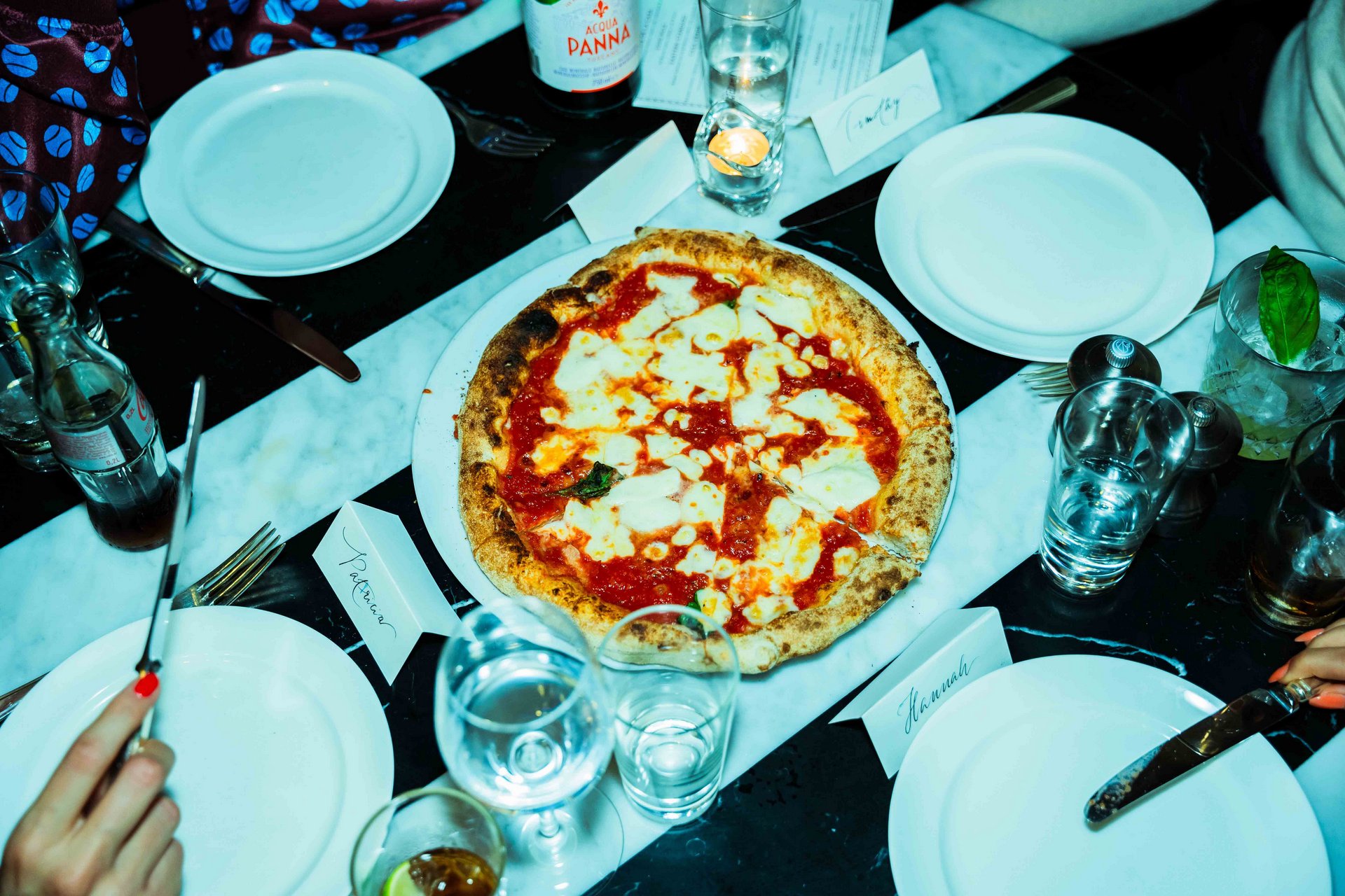 food preperation for a food commercial