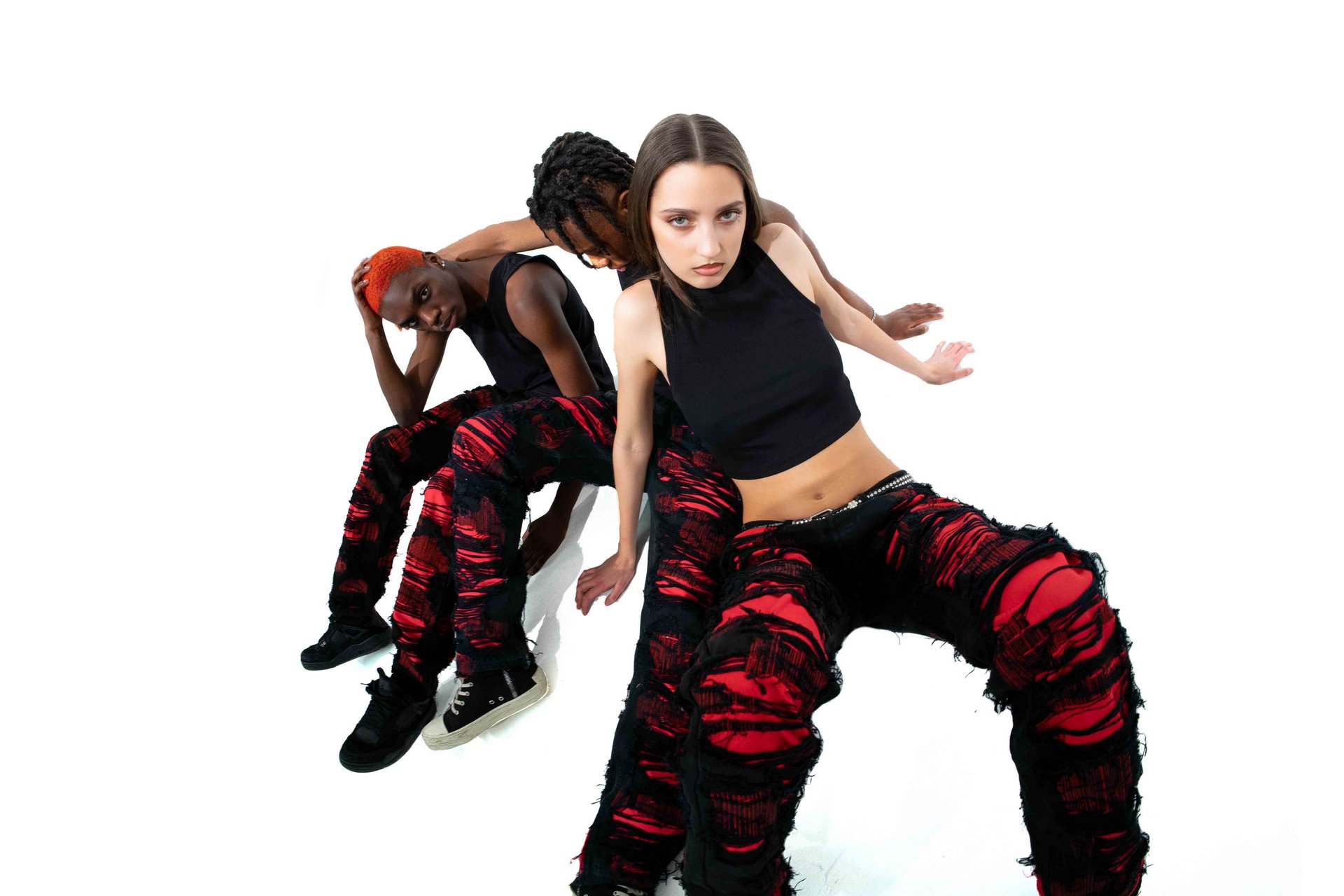 fashion photoshoot for underground fashion brand