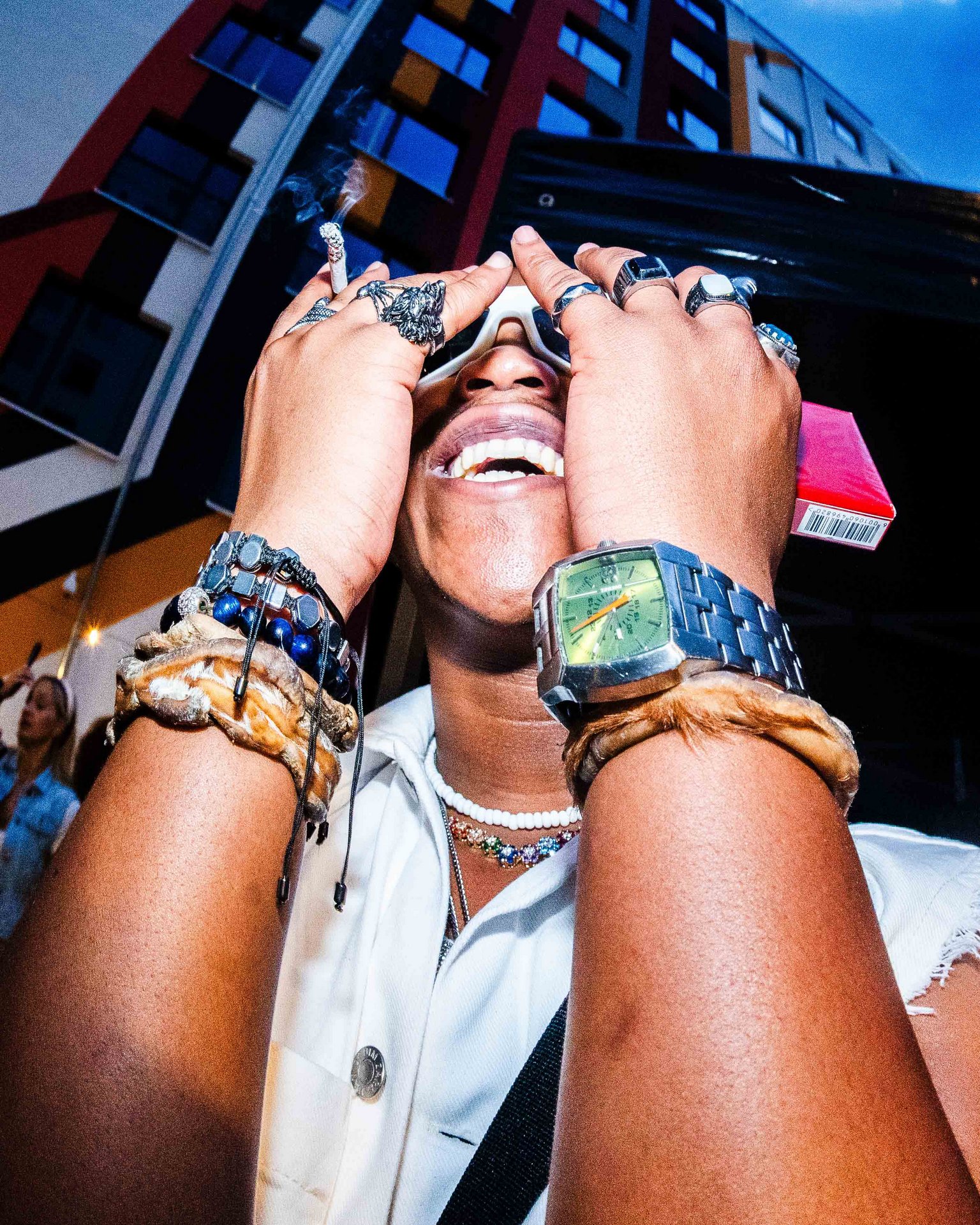 artist posing for the camera